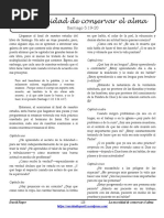 13la Necesidad de Conservar El Alma PDF