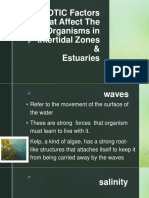 ABIOTIC Factors That Affect The Organisms in Intertidal