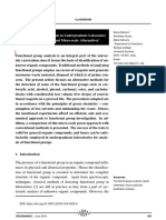 Functional Group Analysis in Undergraduate Laboratory Safe, Cost-Effective and Micro-Scale Alternatives