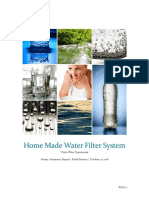 Home Made Water Filter System