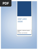 ERP in HRM