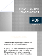 Financial Risk Management: BY S.Lingeswari