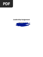 Leadership Assignment