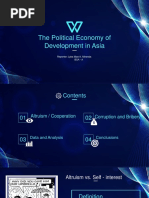 The Political Economy of Development in Asia: Reporter: Lyka Mae A. Miranda Bsa - A