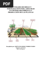 Fertilizacion y Riego