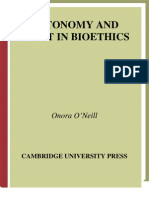 Onora ONeill - Autonomy and Trust in Bioethics