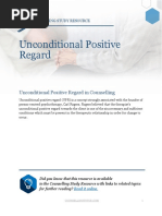 Unconditional Positive Regard