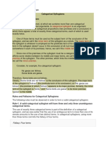 Categorical Syllogisms The Structure of Syllogism