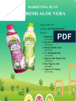 Vfresh Aloe Vera: Marketing Plan