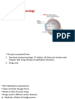 Opthalamic Routes of Adm, BBS, Drugs in Ocular Diseases, Antispectis-Paramed