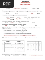 Namma Kalvi 12th Chemistry Unit 1 Study Material English Medium