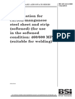 Specification For Carbon-Manganese Steel Sheet and Strip (Softened) (For Use in The Softened Condition: 460/600 Mpa) (Suitable For Welding)