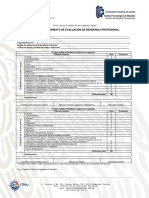 Anexo XXX Formato de Evaluacion de Residencia Profesional