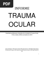 Informe Unidad de Trauma Ocular Contingencia 2019 Final Al 08 de Noviembre Final