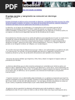 03 El Golpe Racista y Sangriento Se Consumó en Domingo. BOLIVIA