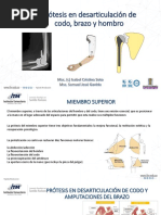 Clase 10 - Prótesis en Desarticulación de Codo, Brazo y Hombro