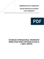 SOP Penelitian Surat Setoran Pajak Daerah (SSPD) BPHTB