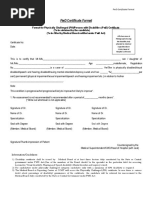 PWD Certificate Format