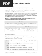 DBT Distress Tolerance Skills