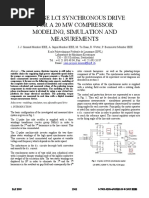 12pulse Lci Synchronous Drive For A 20 MW Compressor Modeling Si