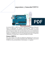 Sensor de Temperatura y Humedad DHT11 y DHT22