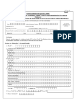 National Pension System (NPS) : Form 101-GS