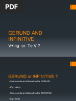 Gerund and Infinitive