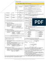 Basic Math For Physics