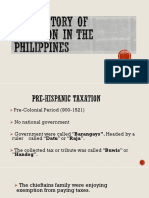 Taxation History