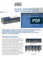 R501 Multi Channel Rugged Fiber Optic Temperature Monitor RM