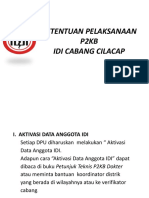 Ketentuan Pelaksanaan P2Kb Idi Cabang Cilacap