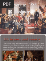 Society in 18th Century