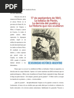 17 de Septiembre de 1861, Batalla de Pavón y La Traición de Urquiza