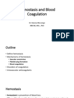 Hemostasis and Blood Coagulation