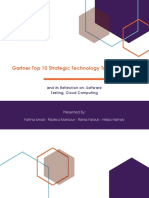 Gartner Top 10 Strategic Technology Trends For 2019: and Its Reflection On: Software Testing, Cloud Computing