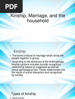 Kinship, Marriage, and The Household