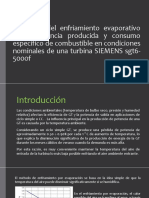 Influencia Del Enfriamiento Evaporativo en La Potencia Producida