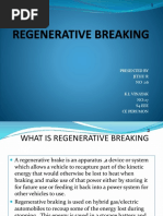 Regenerative Breaking