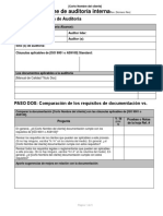 Form - Plan de Auditoria