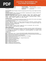 Electrical Measurement and Electronic Instruments