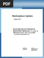 Marketplace Update: Ensuring Secure Enterprise Blockchain Networks