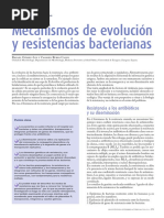 Mecanismos de Evolución y Resistencia Bacterianas