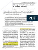 Predicción Del Reblandecimiento en La Soldadura Laser