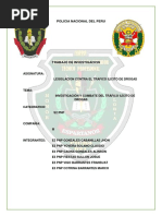 Investigación y Combate Del Tráfico Ilícito de Drogas