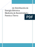 Sistema de Distribución de Energía Eléctrica Medición de Resistividad y Puesta A Tierra