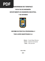 Informe de Practica II T