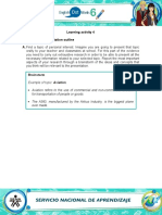 Learning Activity 4 Evidence: My Presentation Outline A. Find A Topic of Personal Interest. Imagine You Are Going To Present That Topic