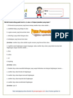 Soal Tematik Kelas 4 Tema 4 Subtema 2