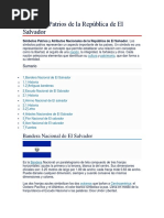 Símbolos Patrios de La República de El Salvador