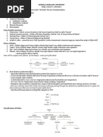 General Inorganic Chemistry - Lecture Notes